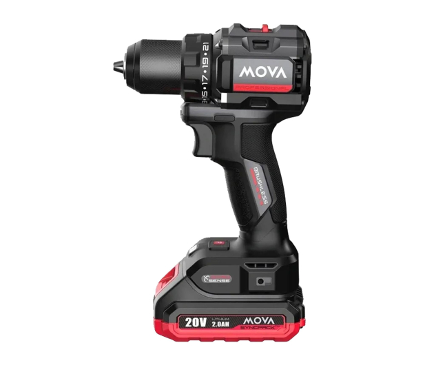 MOVA wiertarko-wkrętarka bezszczotkowa pd80k 20v 80nm (bateria - 1585818 - zdjęcie 2